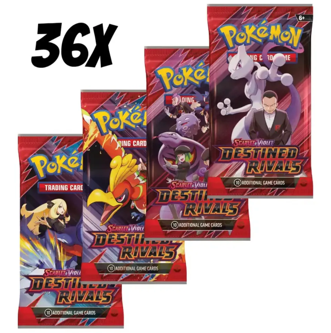 Pokémon TCG: Destined Rivals – Sealed Case (6 Booster Boxes) | English | Brand New